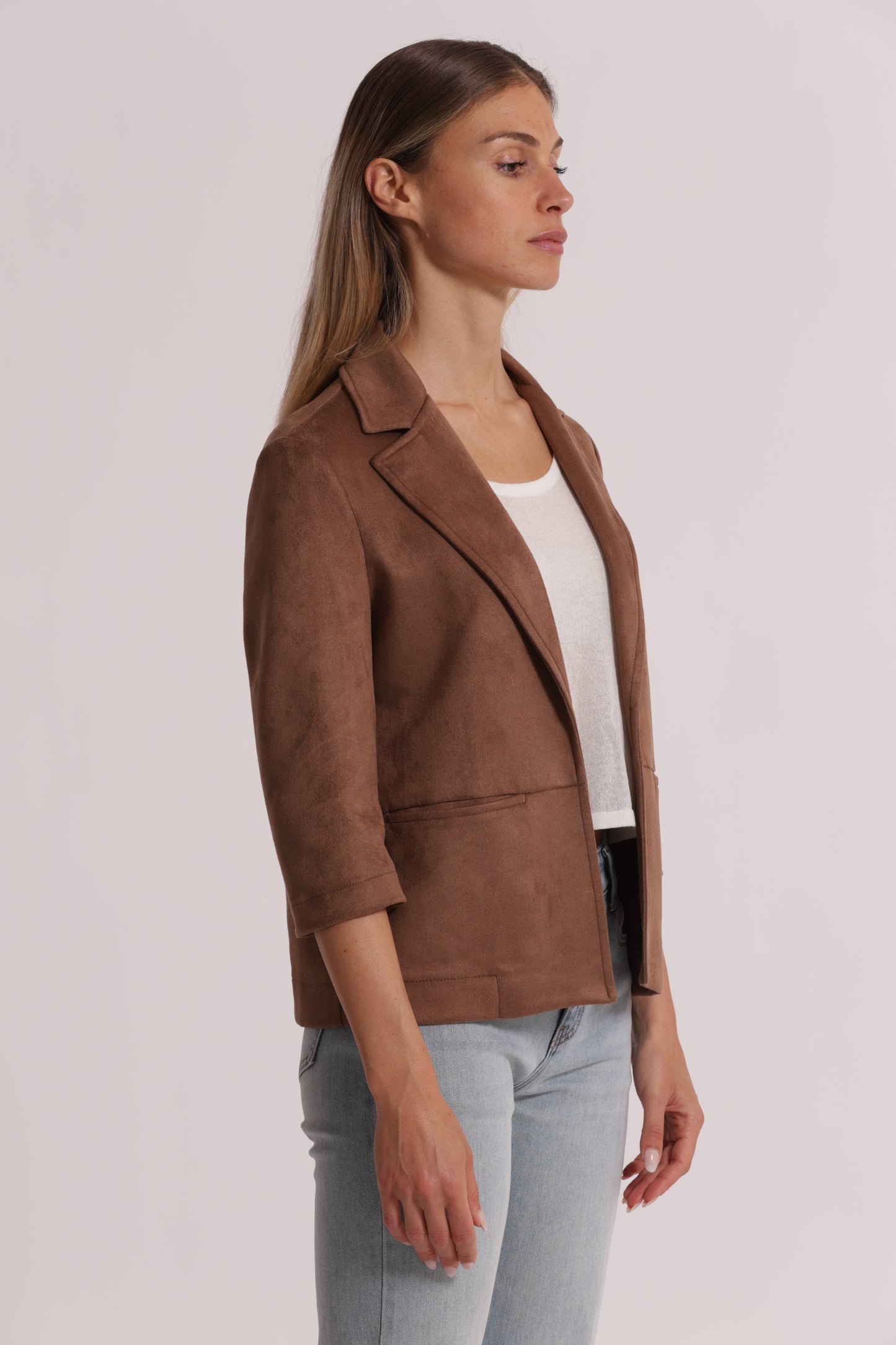 GIACCA IN EFFETTO CAMOSCIO