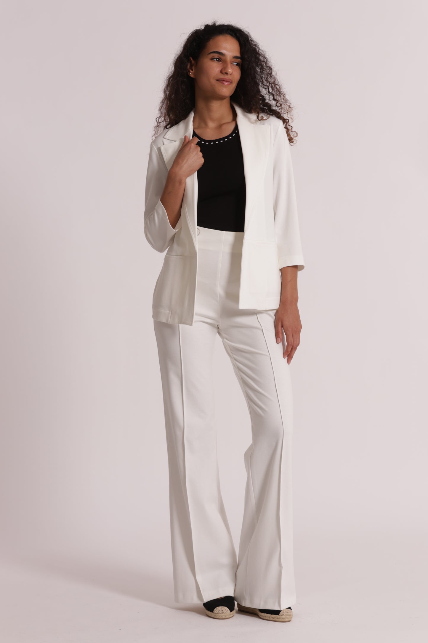 GIACCA IN PUNTO MILANO CON RISVOLTI SU MANICHE