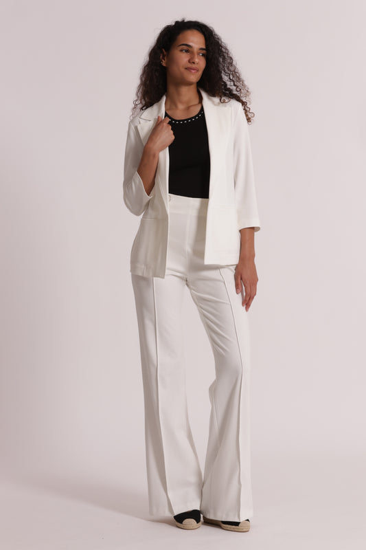 GIACCA IN PUNTO MILANO CON RISVOLTI SU MANICHE