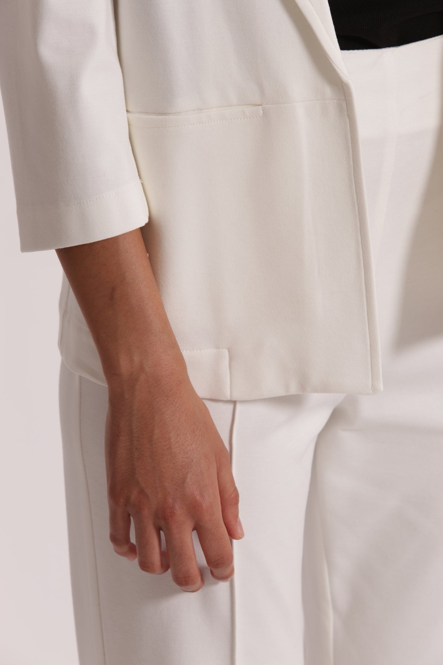 GIACCA IN PUNTO MILANO CON RISVOLTI SU MANICHE