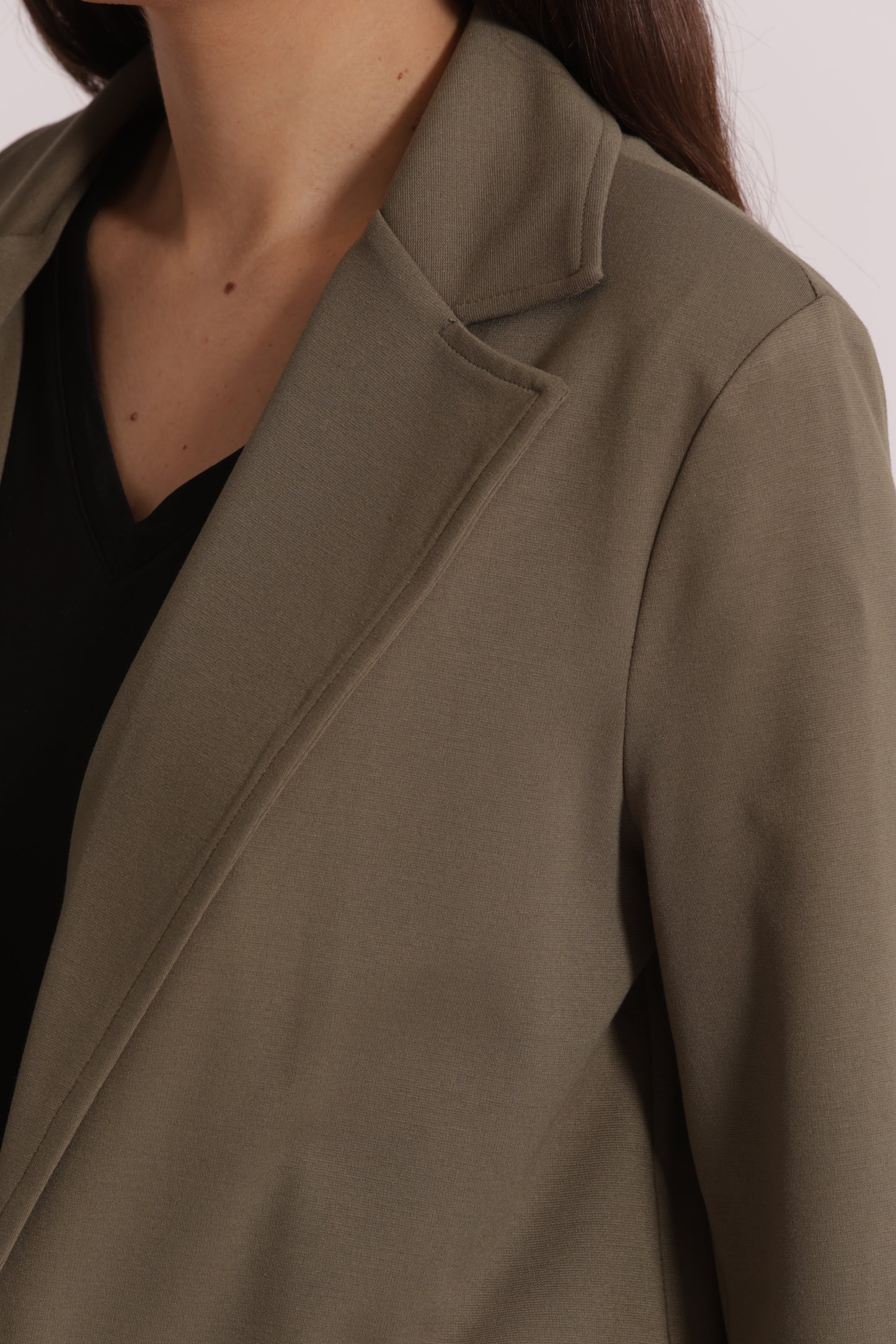 GIACCA IN PUNTO MILANO CON RISVOLTI SU MANICHE