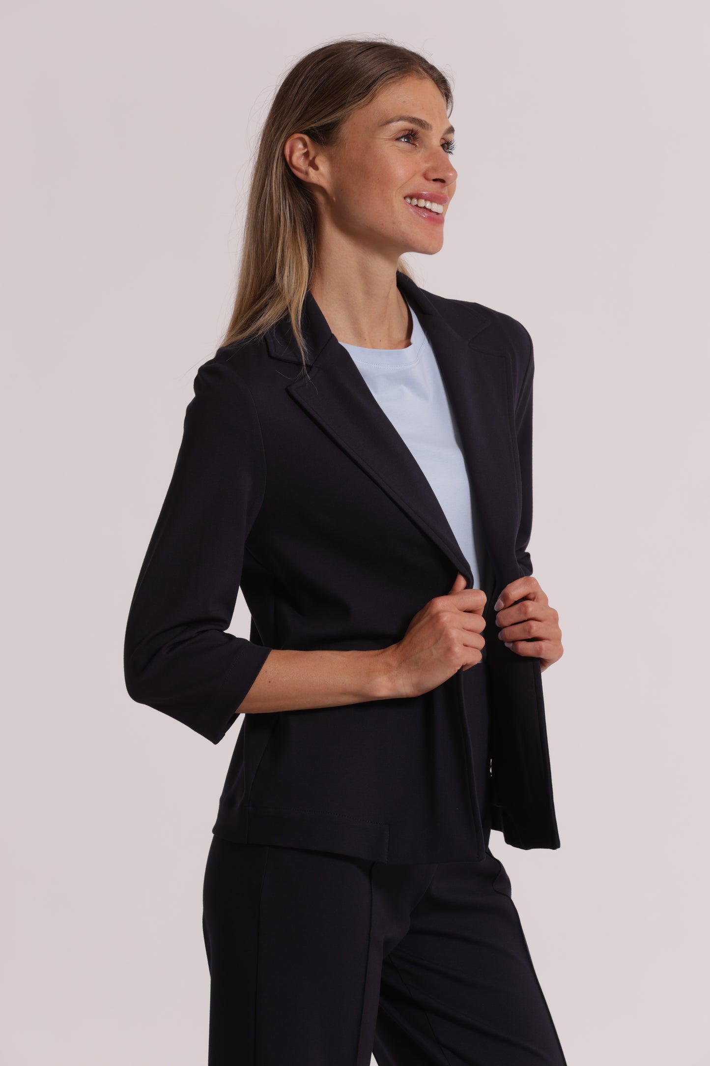 GIACCA IN PUNTO MILANO CON RISVOLTI SU MANICHE