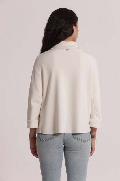 GIACCA IN NEOPRENE CON BOTTONI