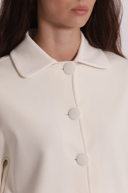 GIACCA IN NEOPRENE CON BOTTONI