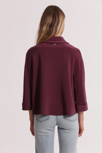 GIACCA IN NEOPRENE CON BOTTONI