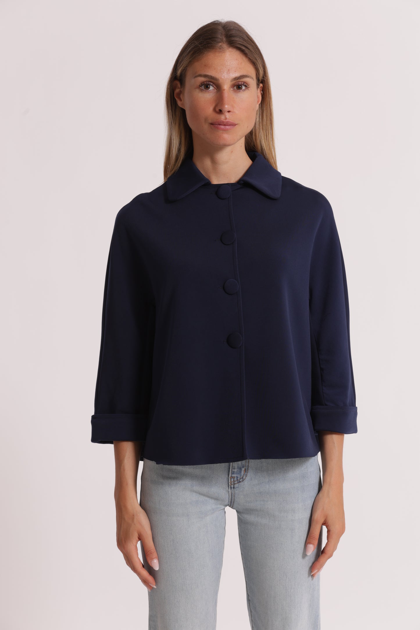 GIACCA IN NEOPRENE CON BOTTONI