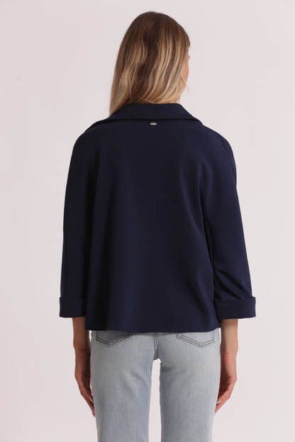 GIACCA IN NEOPRENE CON BOTTONI