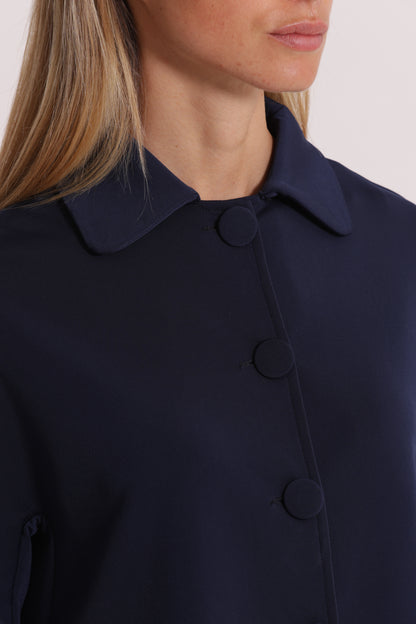 GIACCA IN NEOPRENE CON BOTTONI