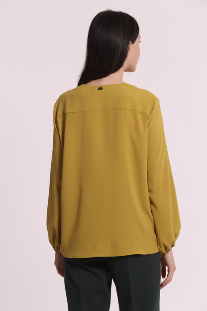 BLUSA IN SILKHAND CON DETTAGLIO
