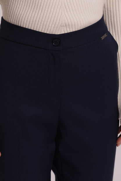 PANTALONE SIGARETTA CON ELASTICO DIETRO TESSUTO VANZ