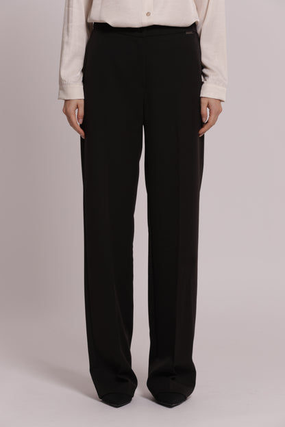 PANTALONE PALAZZO CON ELASTICO DIETRO TESSUTO VANZ