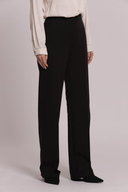 PANTALONE PALAZZO CON ELASTICO DIETRO TESSUTO VANZ