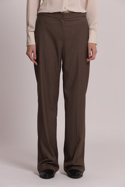 PANTALONE PALAZZO CON ELASTICO DIETRO TESSUTO VANZ