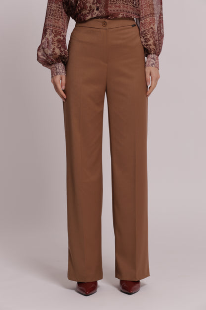 PANTALONE PALAZZO CON ELASTICO DIETRO TESSUTO VANZ