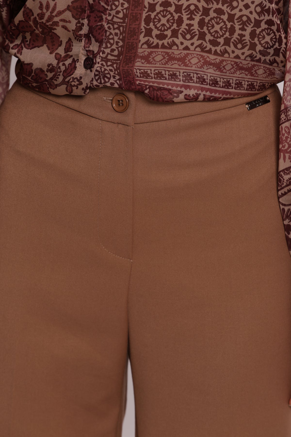 PANTALONE PALAZZO CON ELASTICO DIETRO TESSUTO VANZ