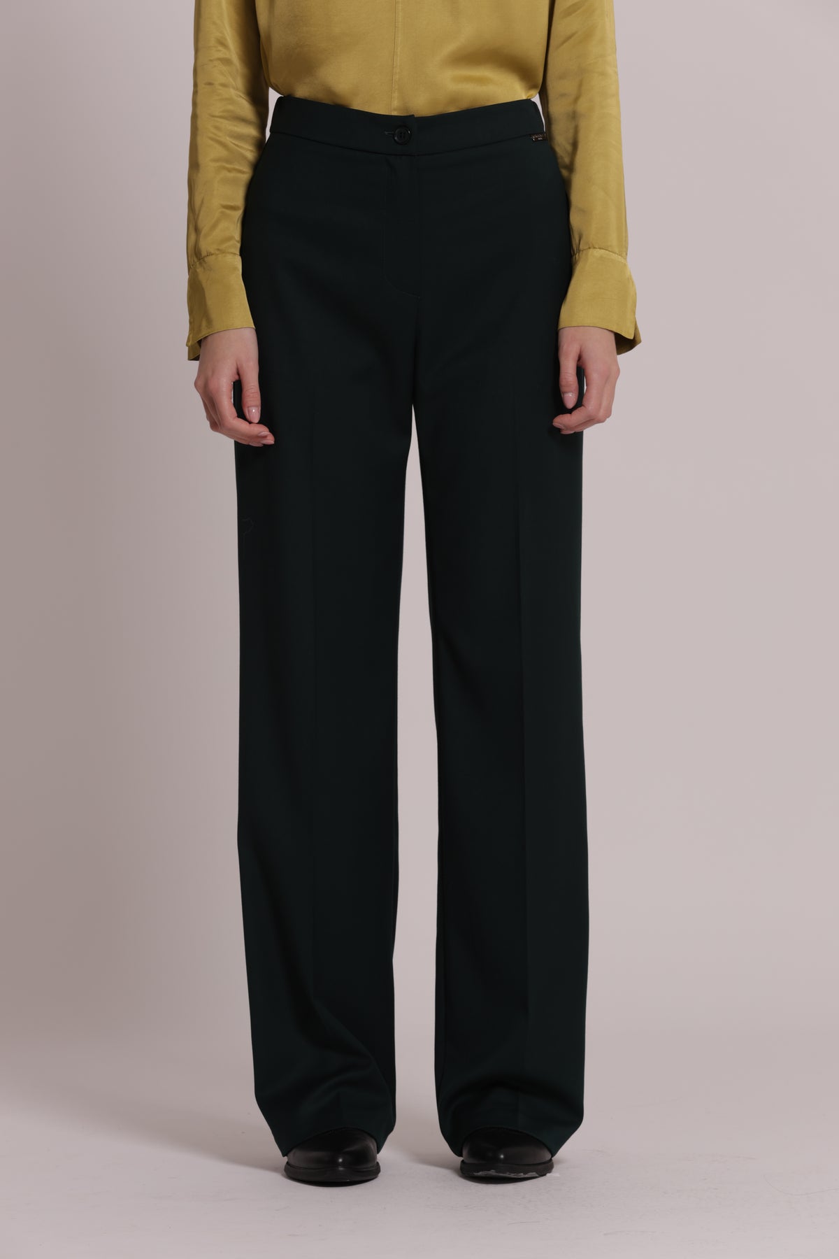 PANTALONE PALAZZO CON ELASTICO DIETRO TESSUTO VANZ