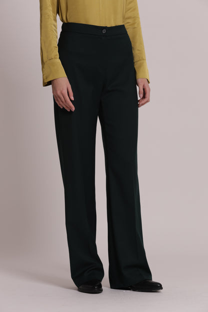 PANTALONE PALAZZO CON ELASTICO DIETRO TESSUTO VANZ