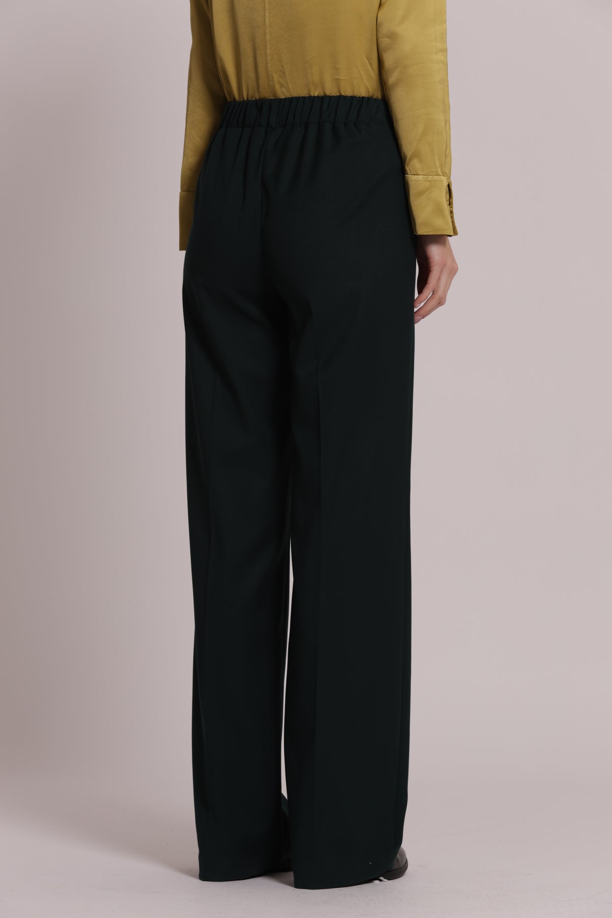 PANTALONE PALAZZO CON ELASTICO DIETRO TESSUTO VANZ