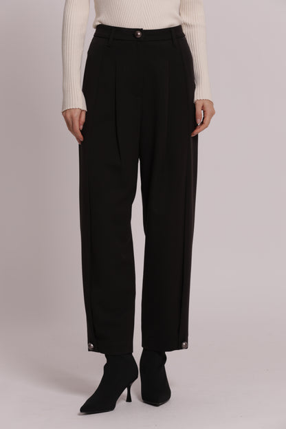PANTALONE CON PINCES TESSUTO VANZ