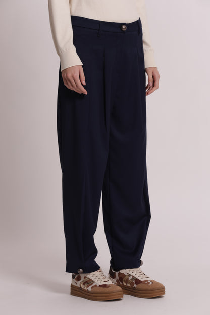 PANTALONE CON PINCES TESSUTO VANZ