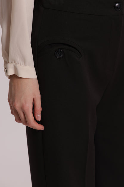 PANTALONE PALAZZO TESSUTO VANZ