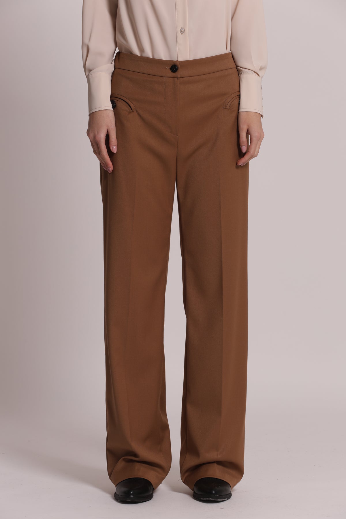 PANTALONE PALAZZO TESSUTO VANZ