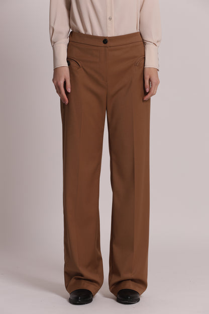 PANTALONE PALAZZO TESSUTO VANZ