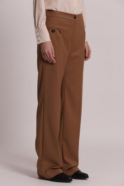 PANTALONE PALAZZO TESSUTO VANZ