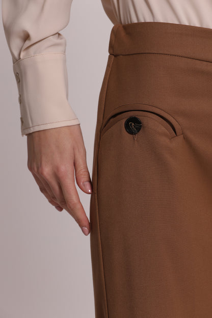 PANTALONE PALAZZO TESSUTO VANZ