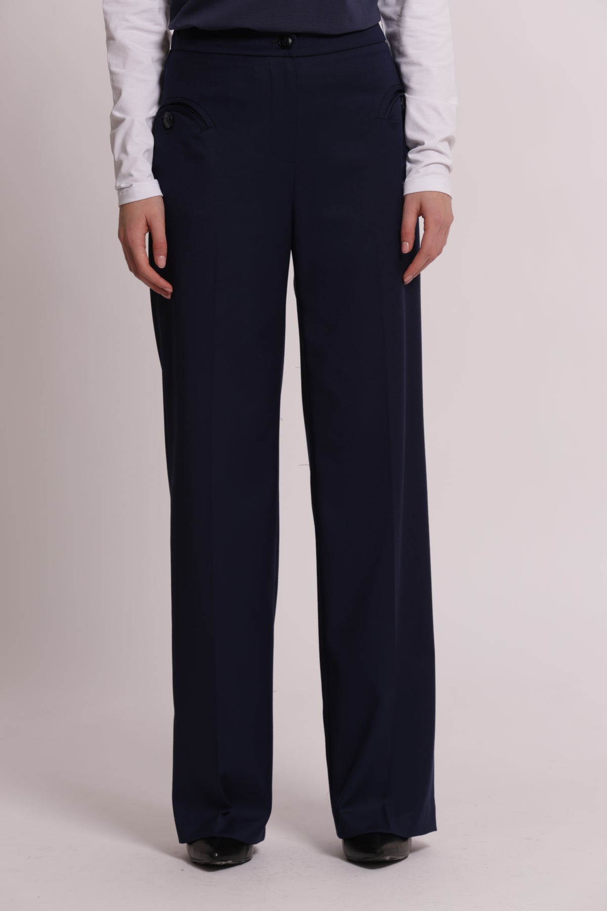 PANTALONE PALAZZO TESSUTO VANZ
