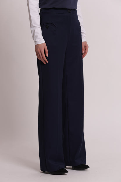 PANTALONE PALAZZO TESSUTO VANZ