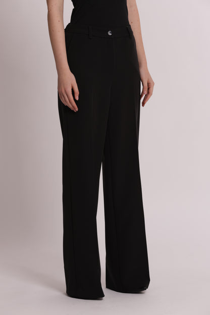PANTALONE PALAZZO CON ELASTICO DIETRO IN TESSUTO TECNICO