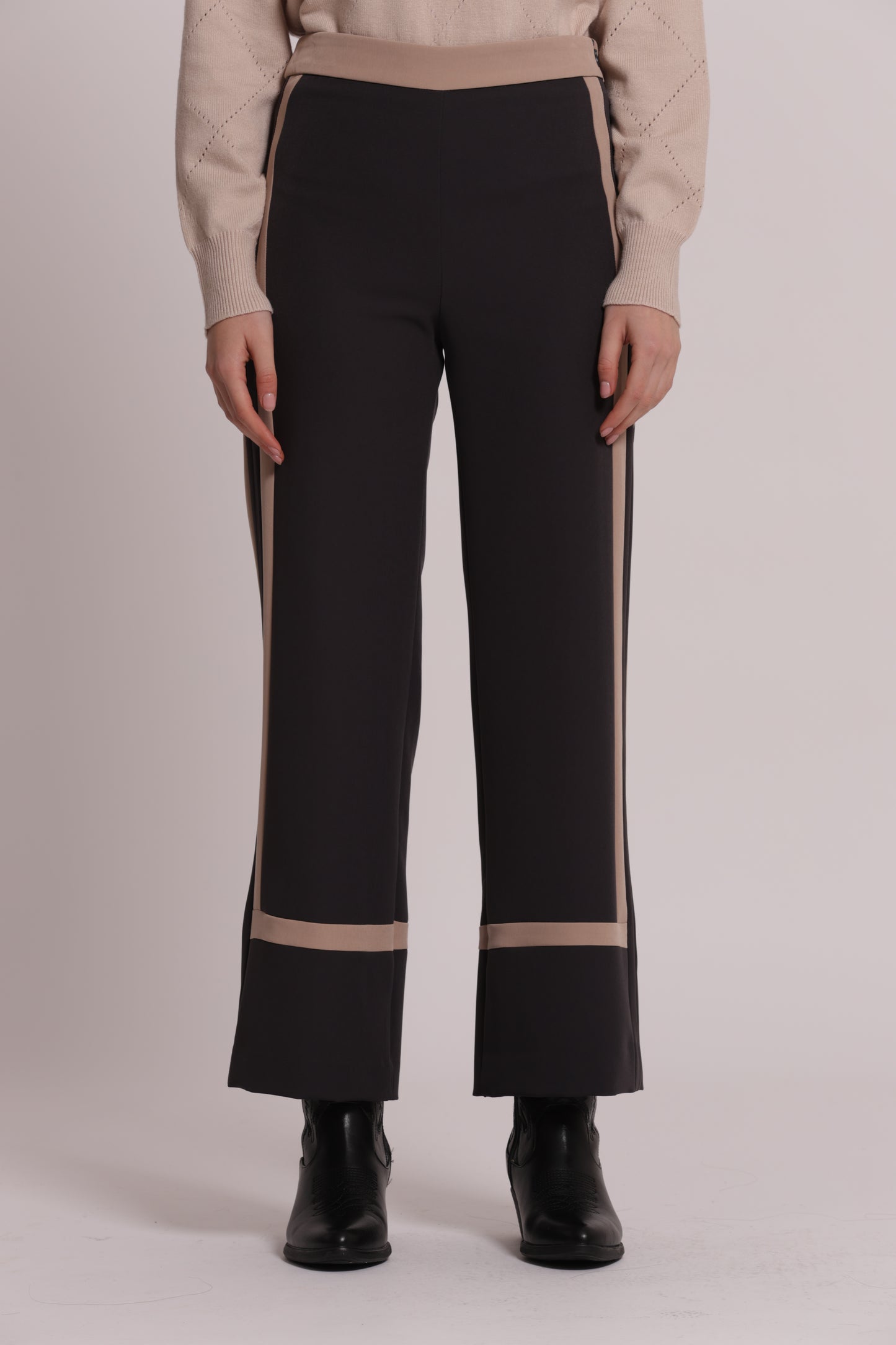 PANTALONE BICOLOR IN TESSUTO TECNICO