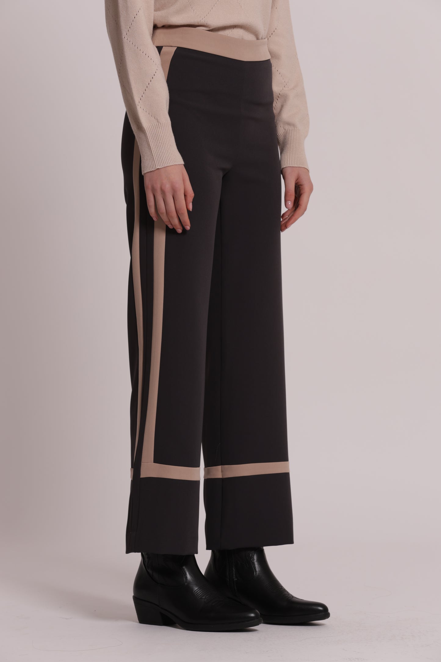 PANTALONE BICOLOR IN TESSUTO TECNICO