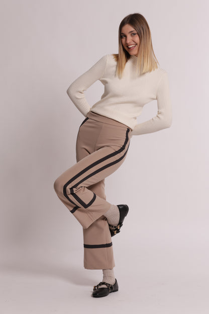 PANTALONE BICOLOR IN TESSUTO TECNICO