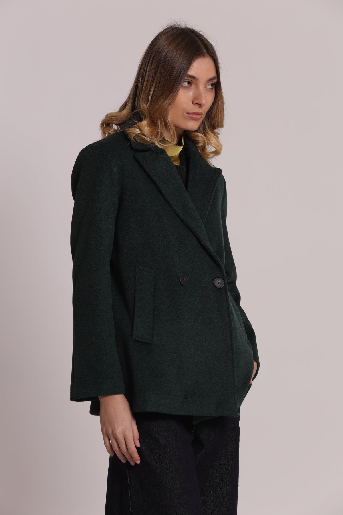 CAPPOTTO GIACCONE CORTO SFODERATO