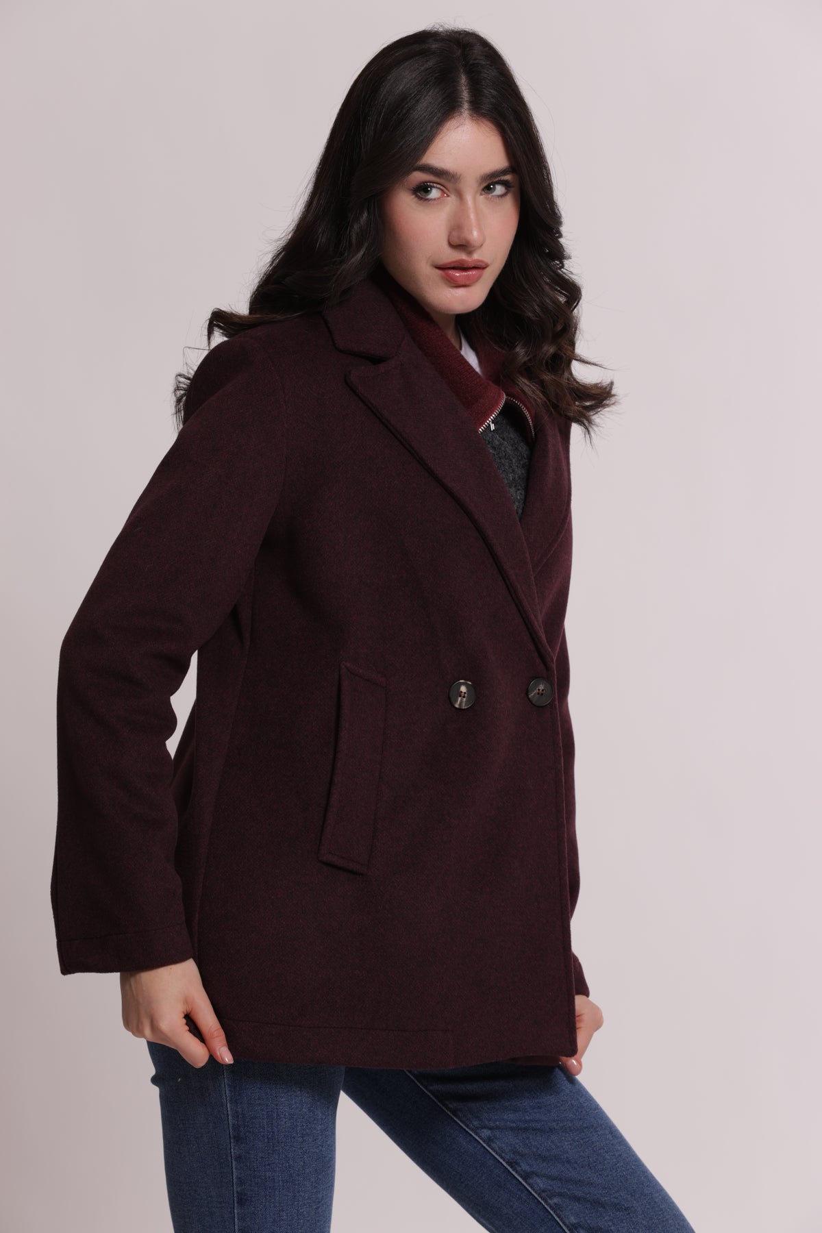 CAPPOTTO GIACCONE CORTO SFODERATO
