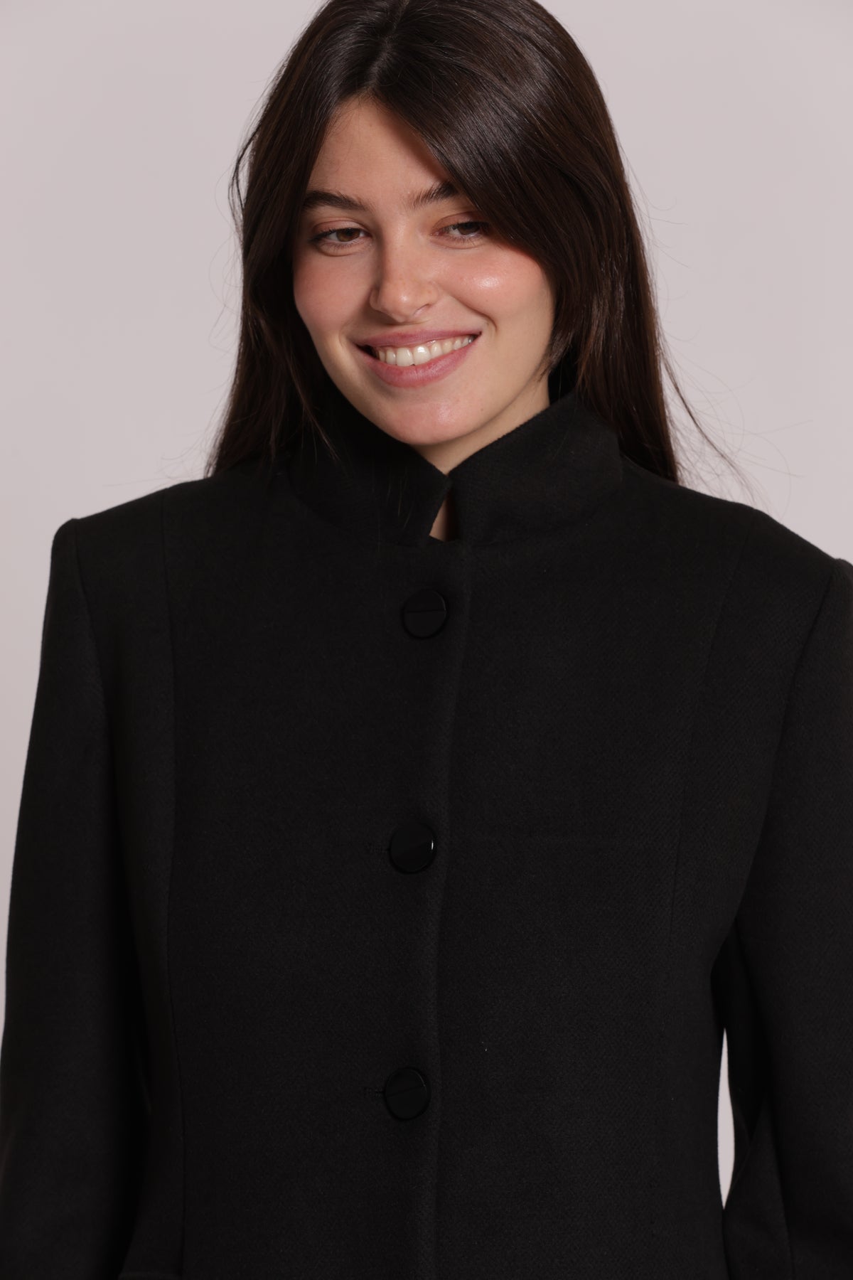 CAPPOTTO BARONETTO CON COLLO ALLA COREANA