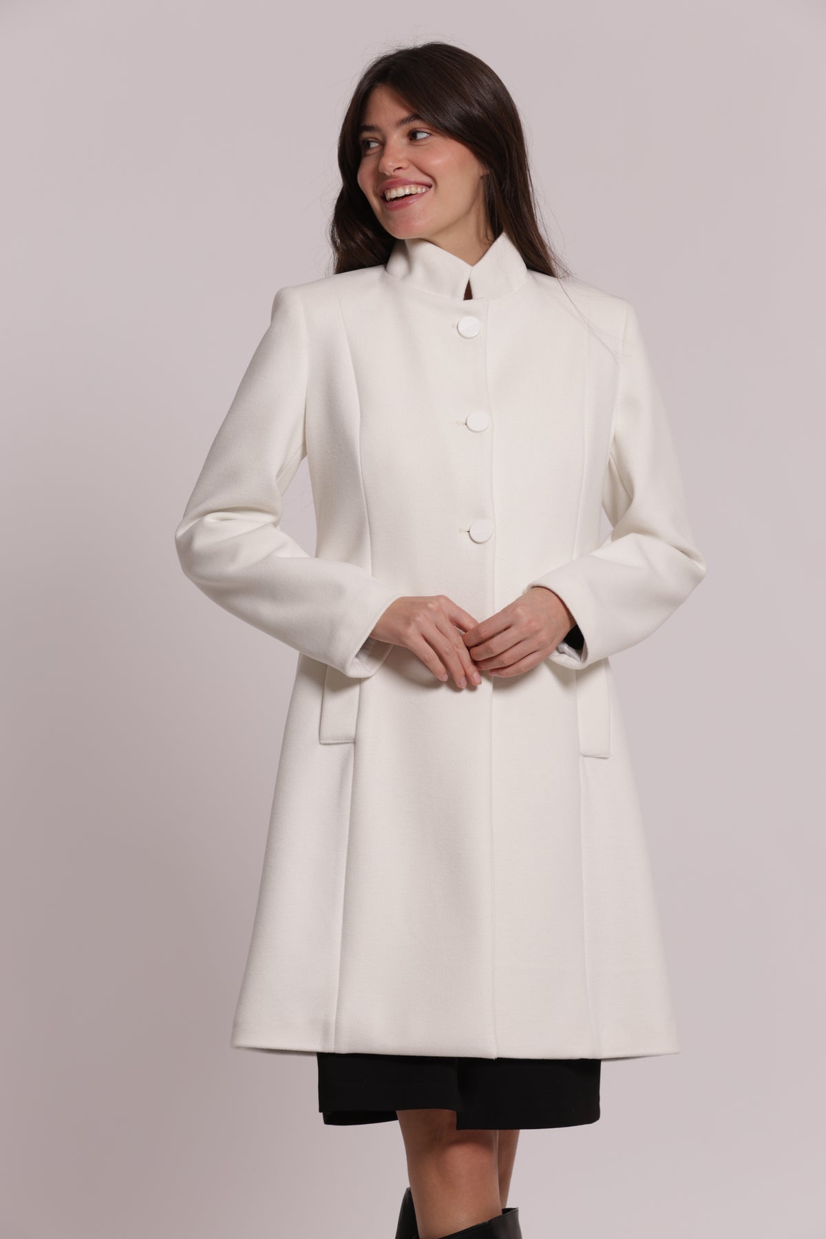 CAPPOTTO BARONETTO CON COLLO ALLA COREANA
