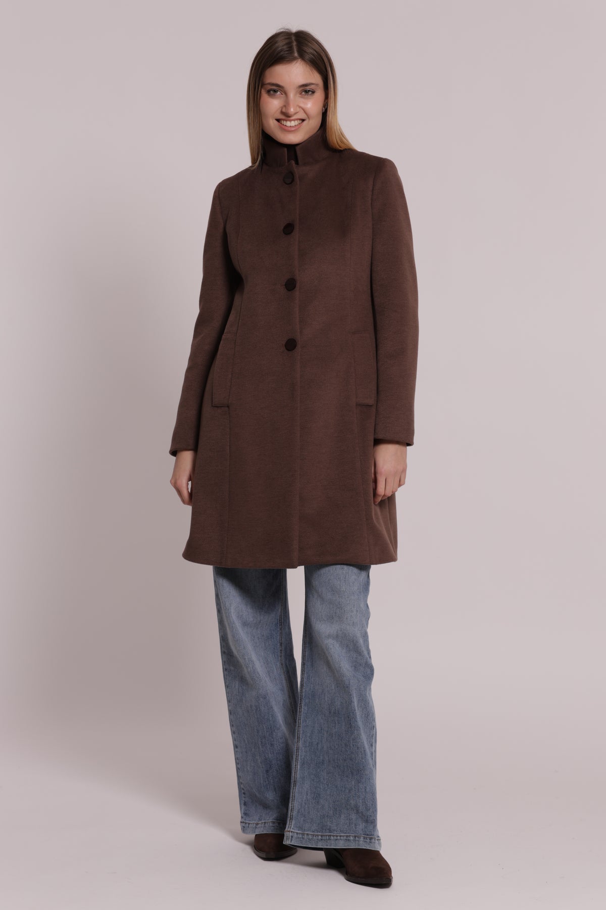 CAPPOTTO BARONETTO CON COLLO ALLA COREANA