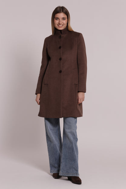 CAPPOTTO BARONETTO CON COLLO ALLA COREANA