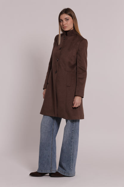 CAPPOTTO BARONETTO CON COLLO ALLA COREANA