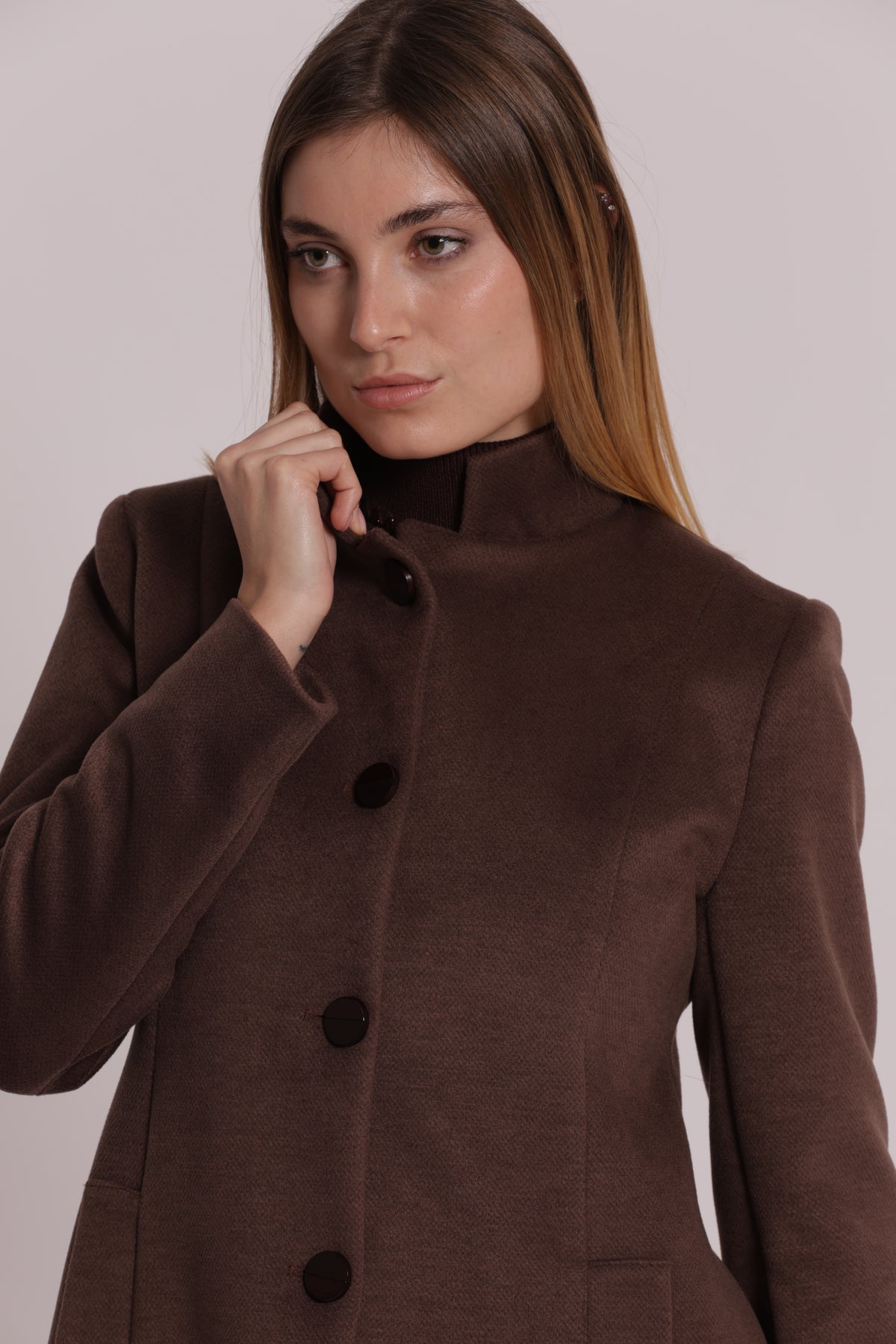 CAPPOTTO BARONETTO CON COLLO ALLA COREANA