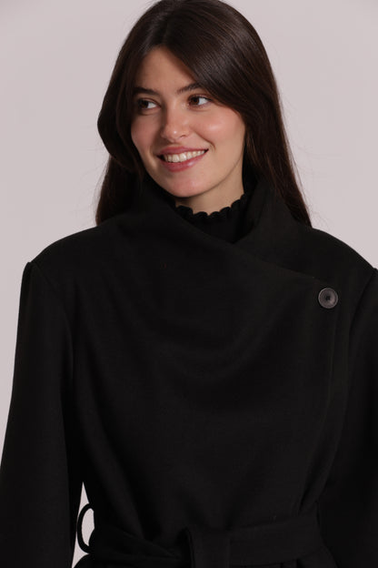 CAPPOTTO CORTO CON CINTURA