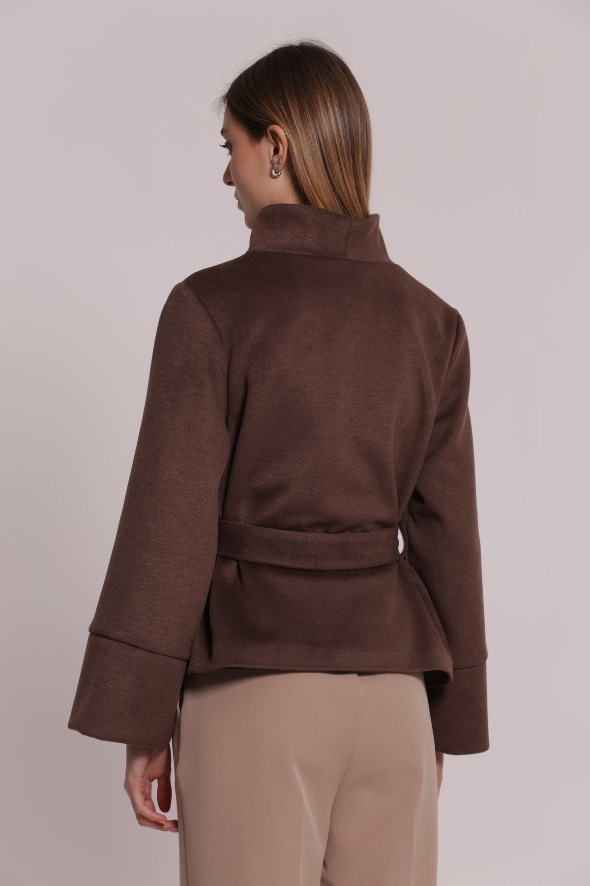 CAPPOTTO CORTO CON CINTURA
