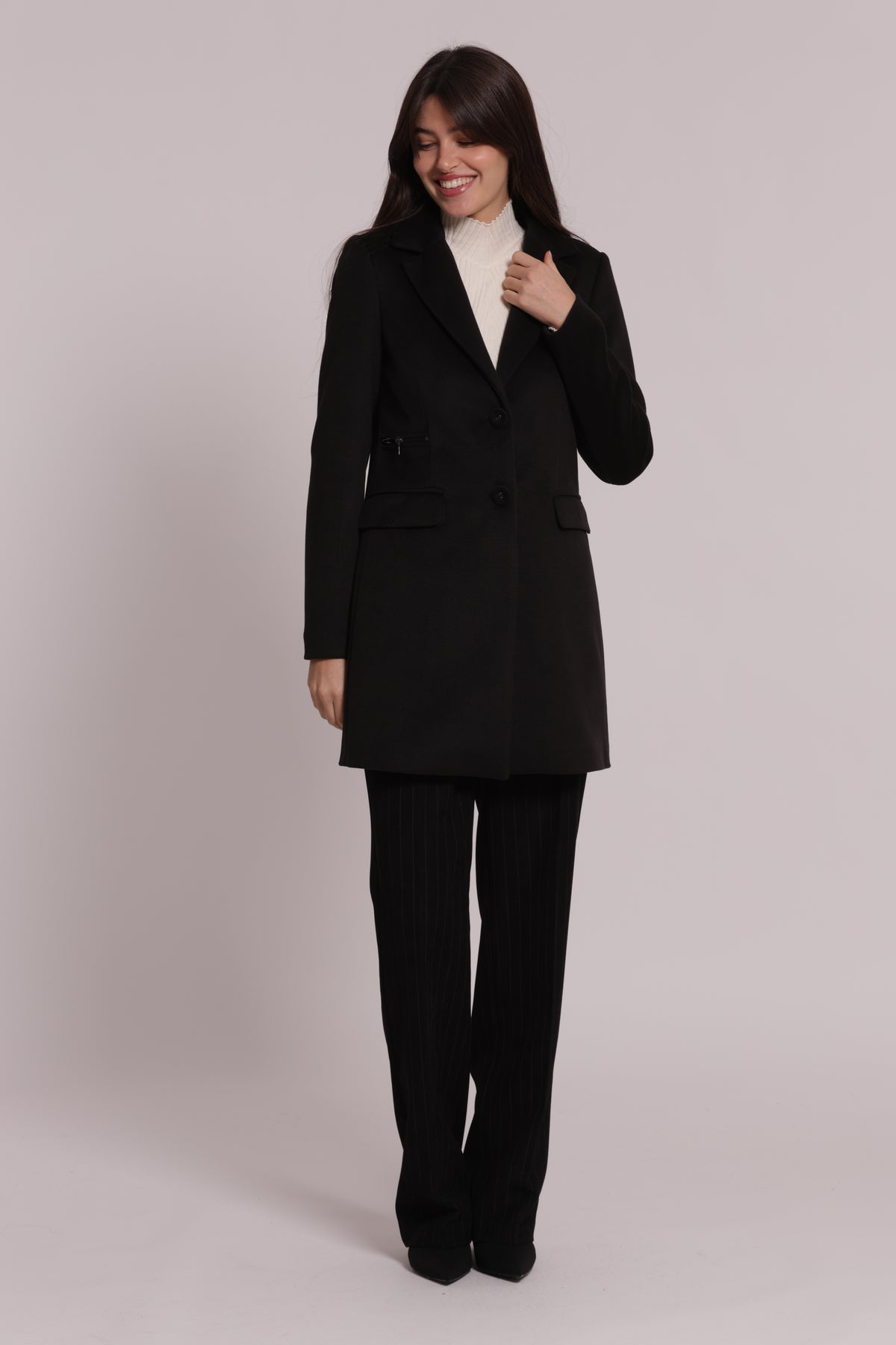 CAPPOTTO BARONETTO CON DETTAGLIO ZIP