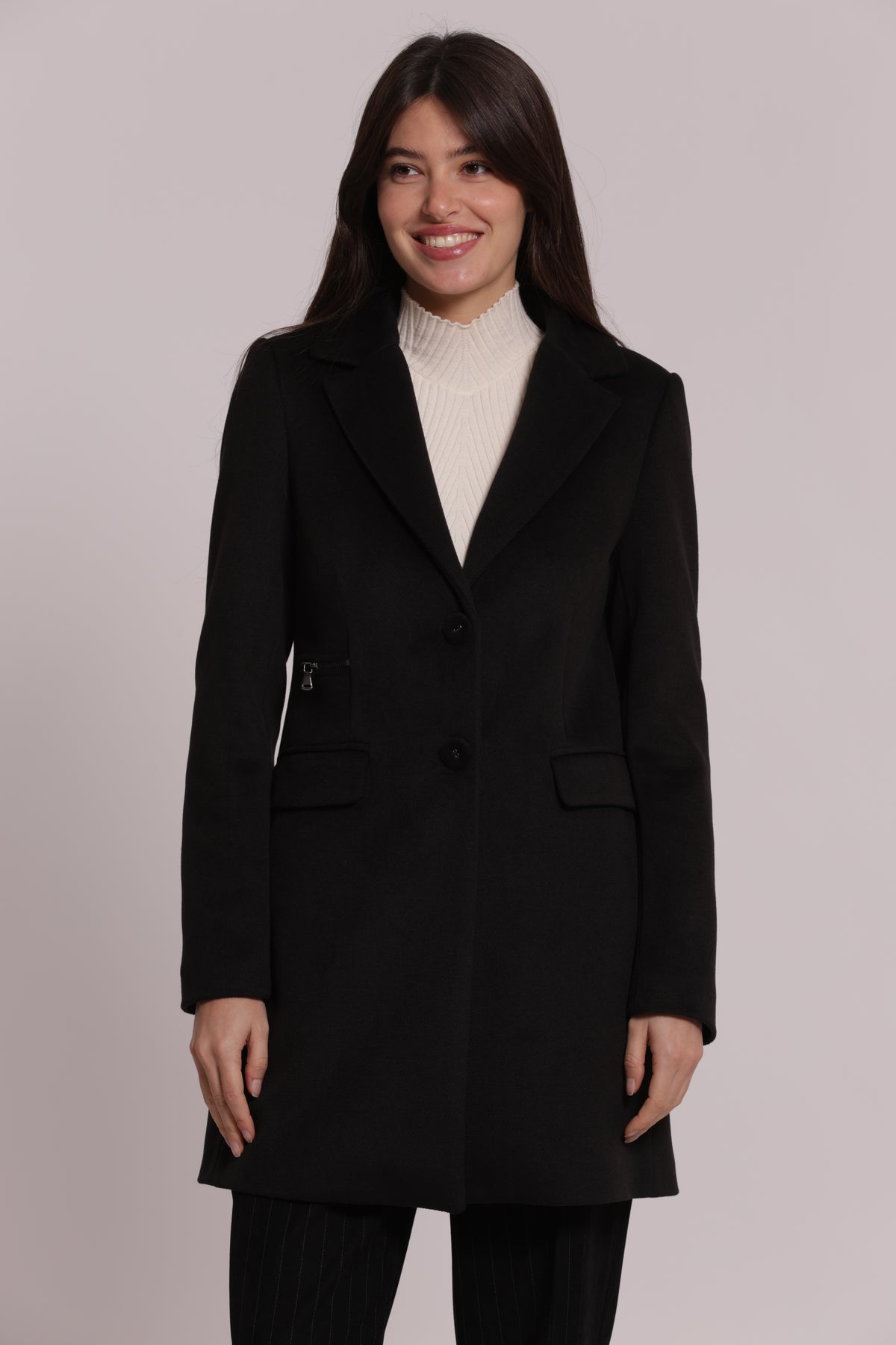 CAPPOTTO BARONETTO CON DETTAGLIO ZIP