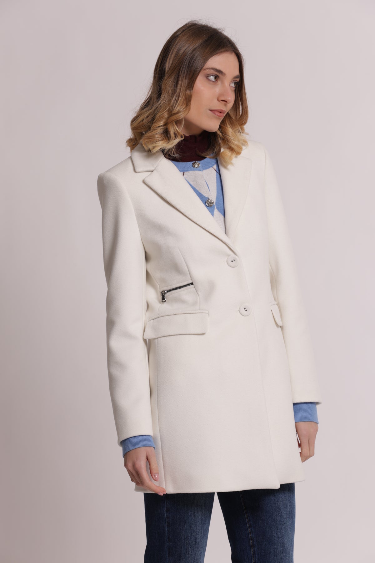 CAPPOTTO BARONETTO CON DETTAGLIO ZIP