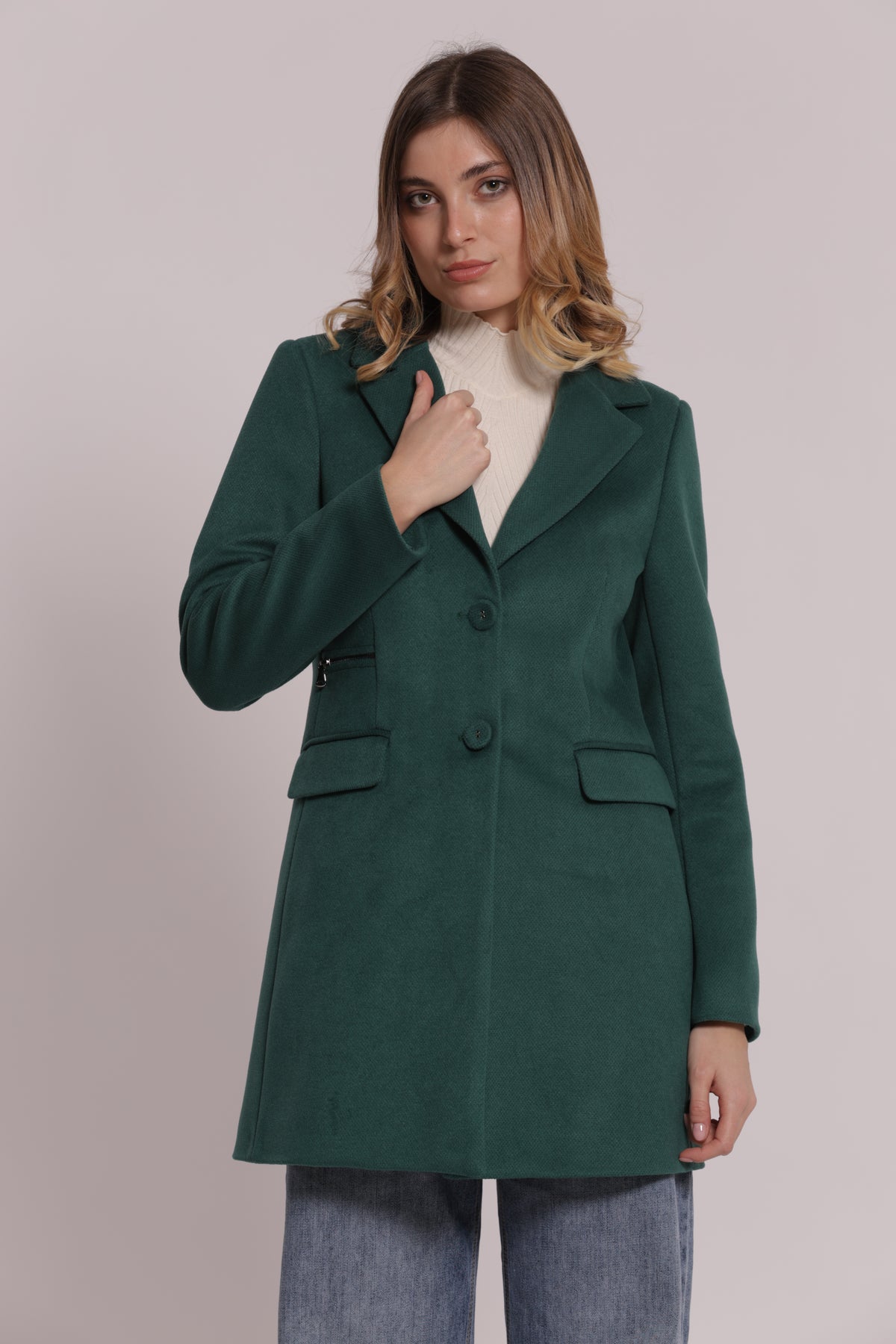 CAPPOTTO BARONETTO CON DETTAGLIO ZIP