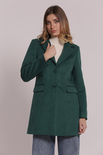 CAPPOTTO BARONETTO CON DETTAGLIO ZIP